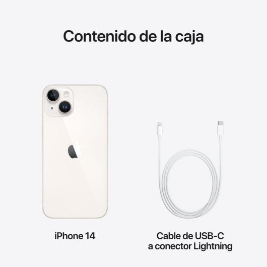 Replay iPhone 14 128 GB Blanco estrella Refurbished