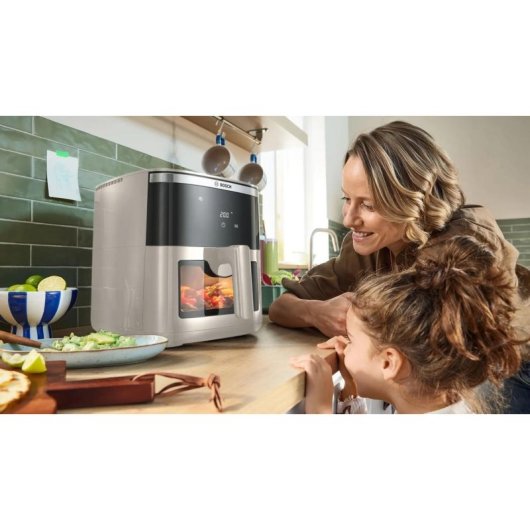 Freidora de aire Bosch Serie 6 MAF671C0 7,2 L 1800 W con ventana