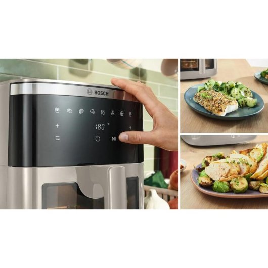 Freidora de aire Bosch Serie 6 MAF671C0 7,2 L 1800 W con ventana