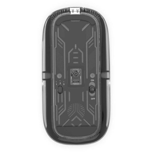 Maus Hama WM-600 RF + Bluetooth 1600 DPI Transparent Leise Ambidextrous