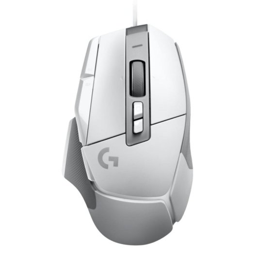 Rato Logitech G G502 X com fio 25600 DPI branco com tapete G240