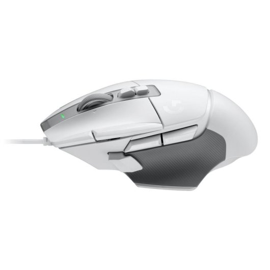 Rato Logitech G G502 X com fio 25600 DPI branco com tapete G240