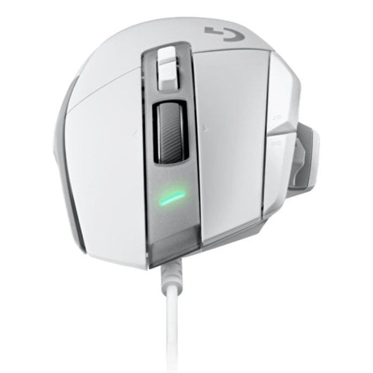 Rato Logitech G G502 X com fio 25600 DPI branco com tapete G240
