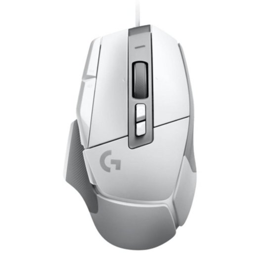 Rato Logitech G G502 X com fio 25600 DPI branco com tapete G240