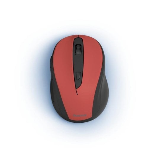 Souris Hama MW-400 V2 sans fil 1600 DPI noire et rouge ergonomique