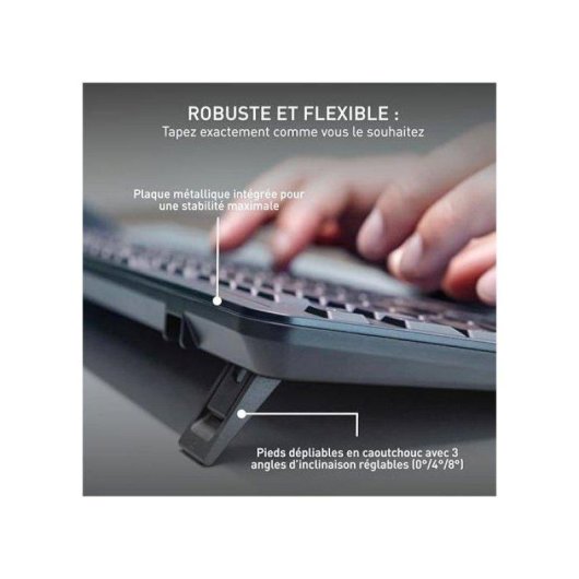 Clavier CHERRY Stream Keyboard Ultimate à ciseaux 100% sans fil AZERTY