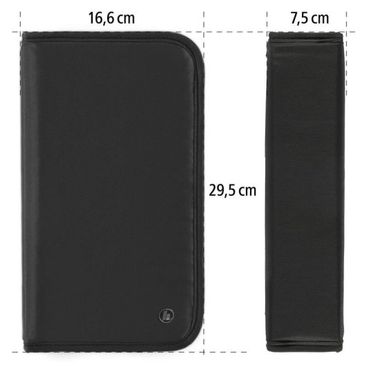 Funda para disco Hama CD Wallet Nylon 80 Preto Capacidade 80 CDs
