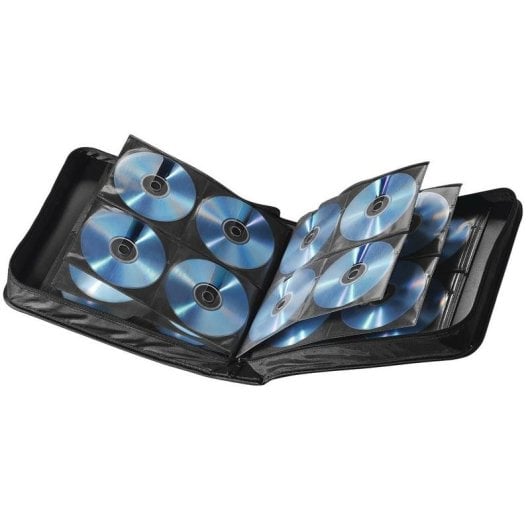 Archivador Hama CD Wallet Nylon 160 Discos Negro