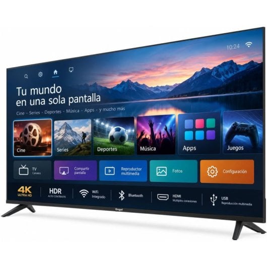 TV Engel LED LE5588SM 55" 4K UltraHD Smart TV VIDAA Dolby Audio