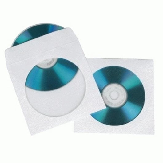 Bolsa de papel para CD Hama 50 unidades branca