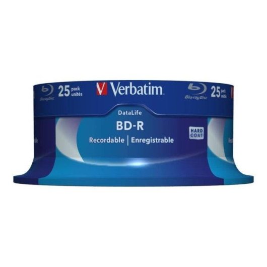 Verbatim BD-R Schijven 25 GB 6x Spindle