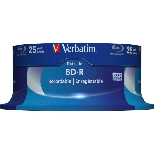 Verbatim BD-R Schijven 25 GB 6x Spindle