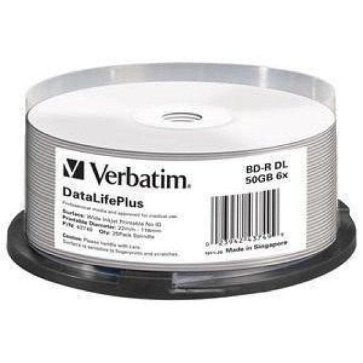 BD-R Verbatim 43749 Doppia Strato 50 GB 6x