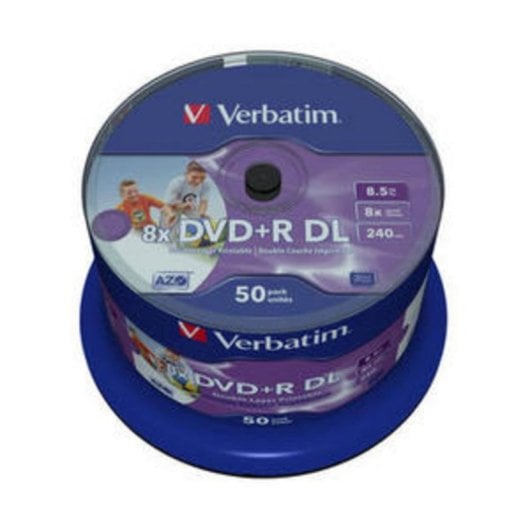 Disco DVDR Verbatim 8x Dupla Camada Imprimível