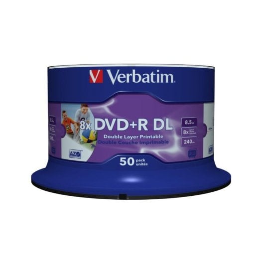 Disco DVDR Verbatim 8x Dupla Camada Imprimível