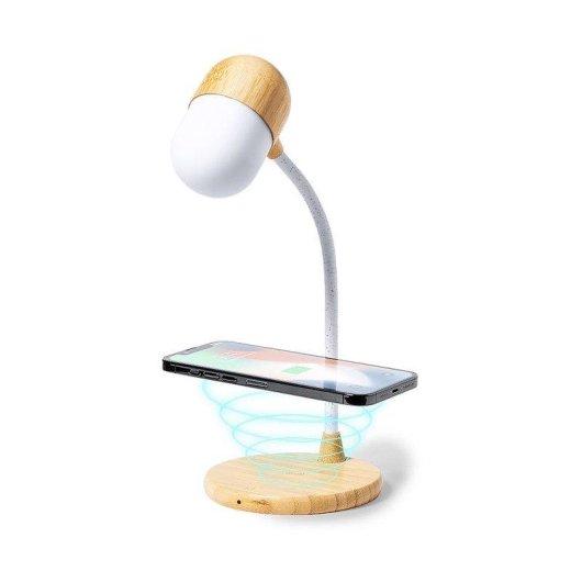 Lampe Ladegeraet Multifunktion 14 LED Dam Electronics 10W Qi