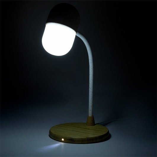 Lampe Ladegeraet Multifunktion 14 LED Dam Electronics 10W Qi