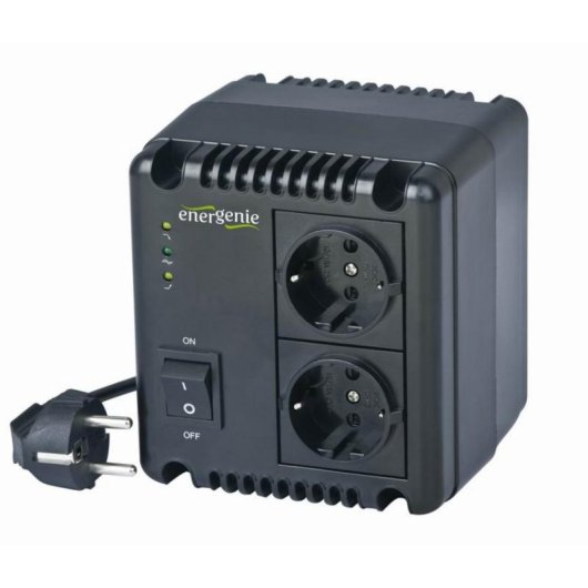 Stekkerdoos EnerGenie EG-AVR-1001 2 Stopcontacten Spanningsregelaar Sinusgolf