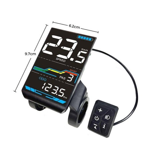 Display HillMiles MileCity 1 MilePort 1 MileTrail 1 LED retroilluminato universale