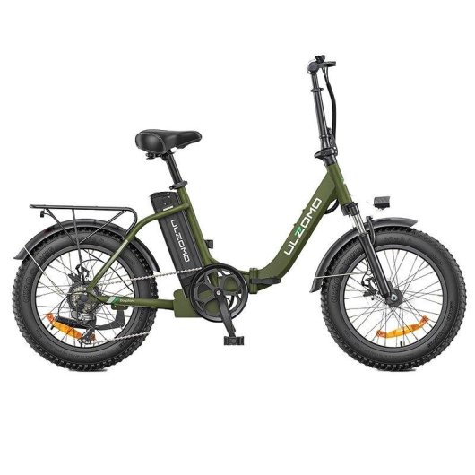 Vélo électrique pliant HillMilES Dolphin 20 pouces vert 36 V 13 Ah 250 W