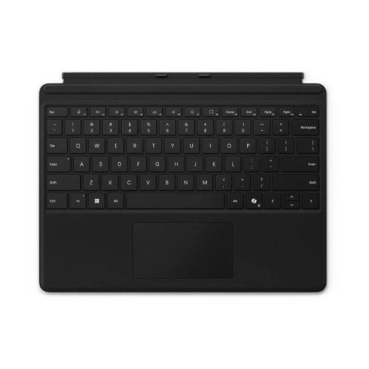 Clavier Microsoft Signature Surface Pro avec pavé tactile rétroéclairé noir ENG INTL