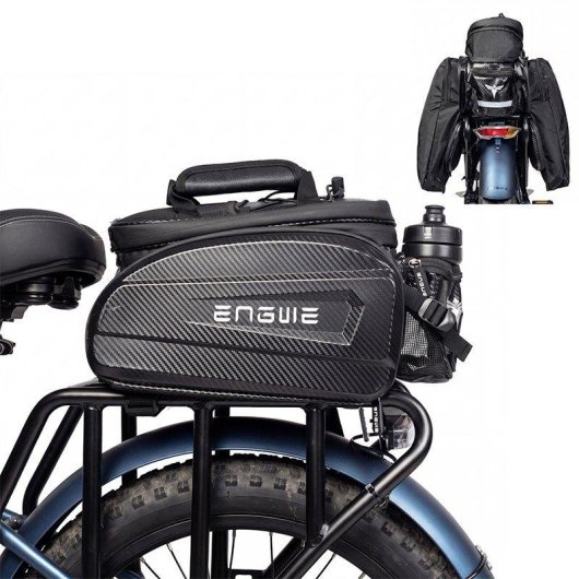 Borsa posteriore ENGWE 35 L impermeabile con copertura antipioggia