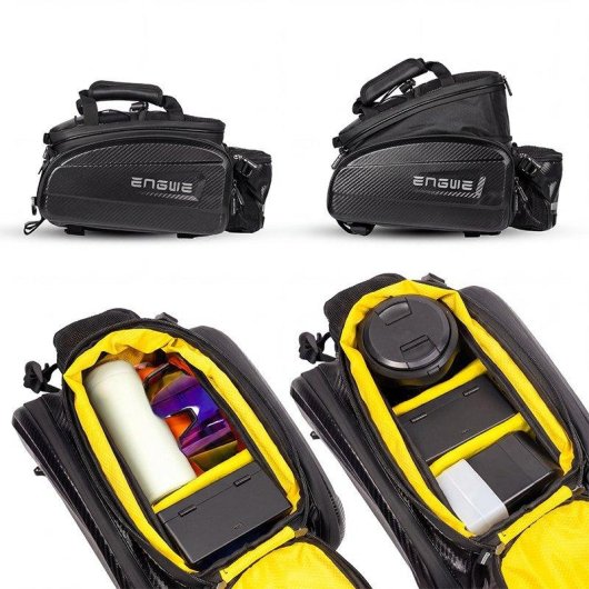 Borsa posteriore ENGWE 35 L impermeabile con copertura antipioggia
