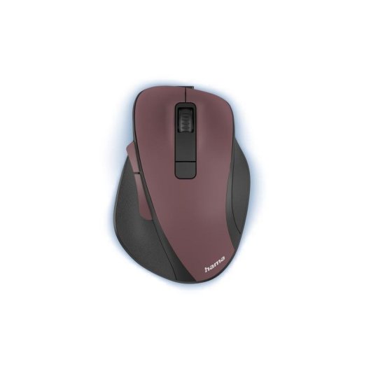 Hama MW-500 Recharge draadloze muis 1600 DPI zwart/bordeaux, oplaadbaar