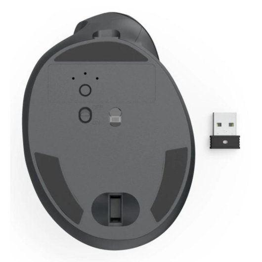Souris Hama EWM-600L sans fil 1800 DPI noire verticale gaucher
