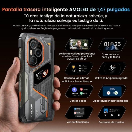 Blackview XPLORE 6 5G 18GB 1TB 6,73" Negro
