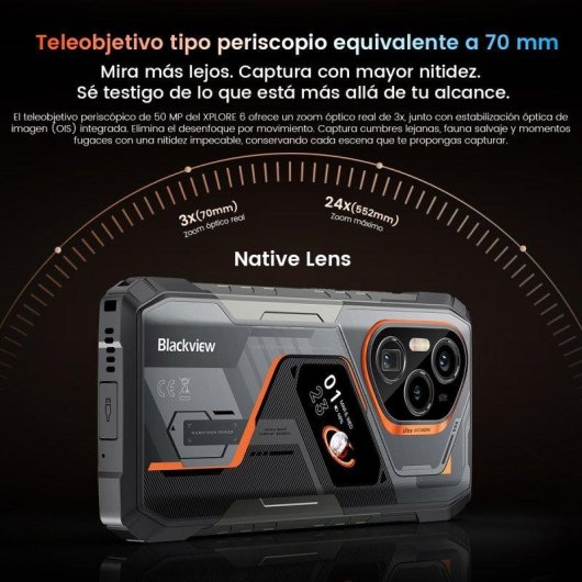 Blackview XPLORE 6 5G 18GB 512GB 6,73" Negro