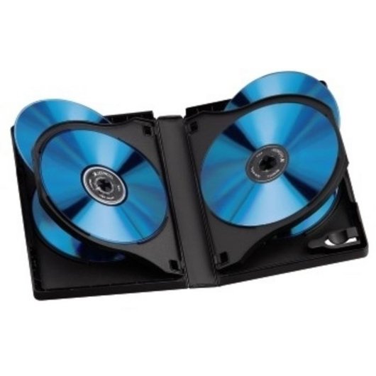 DVD-Box Hama DVD Box 6 Schwarz 3er-Pack 6 Discs