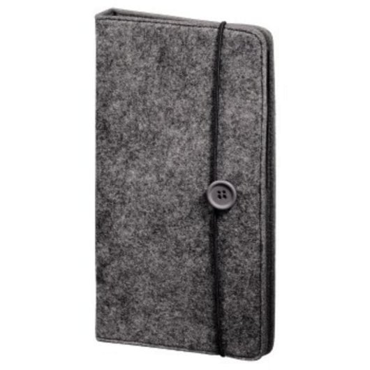 Funda Discos Ópticos Hama Felt 48 Discos Gris