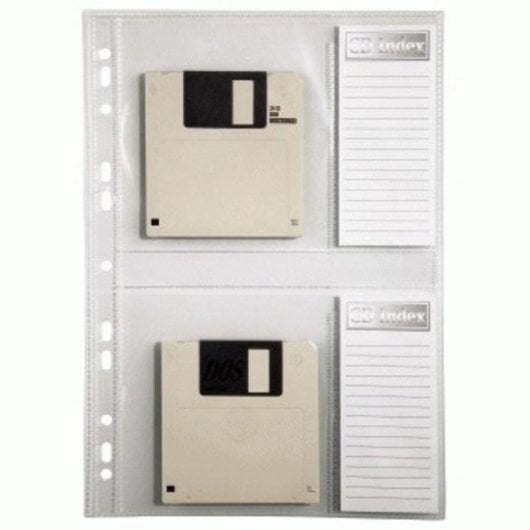 Funda Hama para 2 Discos Transparente Polipropileno 210 x 325 mm