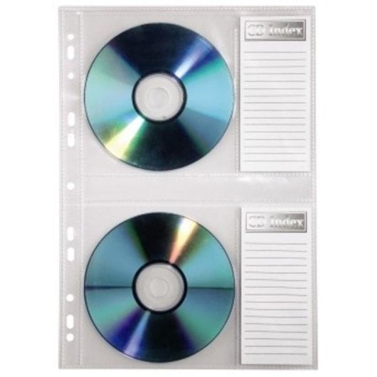 Funda Hama para 2 Discos Transparente Polipropileno 210 x 325 mm