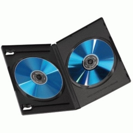 Funda DVD Hama 2 Discos Polipropileno Negro 120 mm