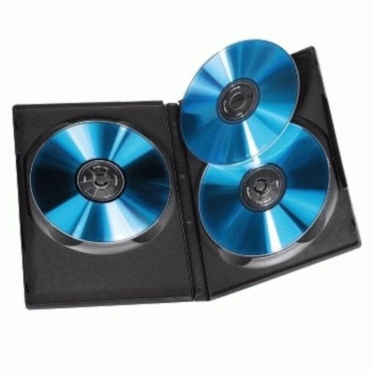 Boitier DVD Triple Hama 3 disques Noir pack 5