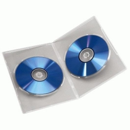 Boitier DVD Double Slim 5 Hama Transparent 2 disques