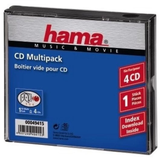 Hama Multipack Huellen fuer optische Scheiben