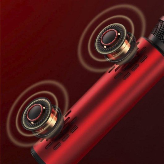 Microphone karaoké Dam Electronics à condensateur, Bluetooth 5.0, haut-parleur