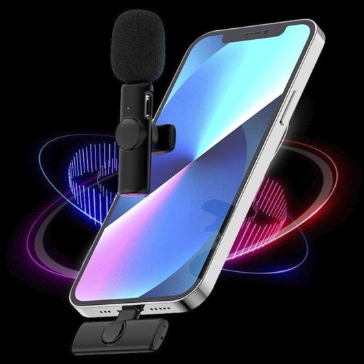 K11 Ansteckmikrofon, kabellos, 2,4 GHz, mit Geräuschreduzierung
