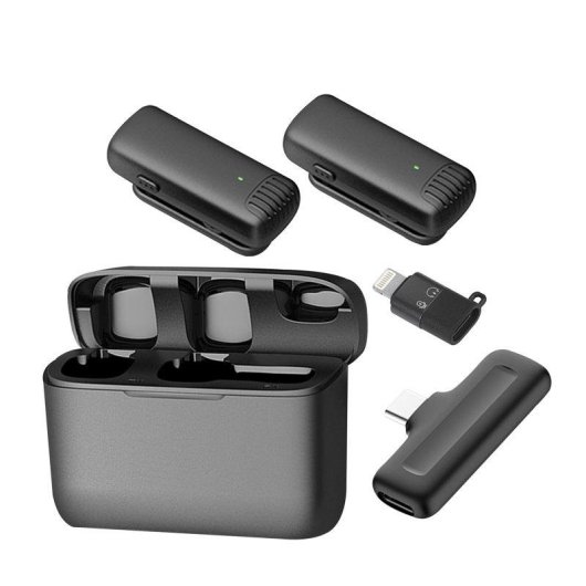 Microphone Dam Electronics J13 Clip sans fil USB-C/Lightning double