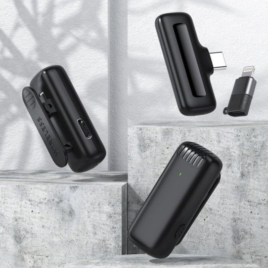 Microphone Dam Electronics J13 Clip sans fil USB-C/Lightning double