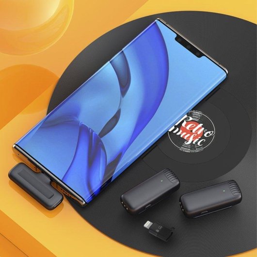 Microphone Dam Electronics J13 Clip sans fil USB-C/Lightning double