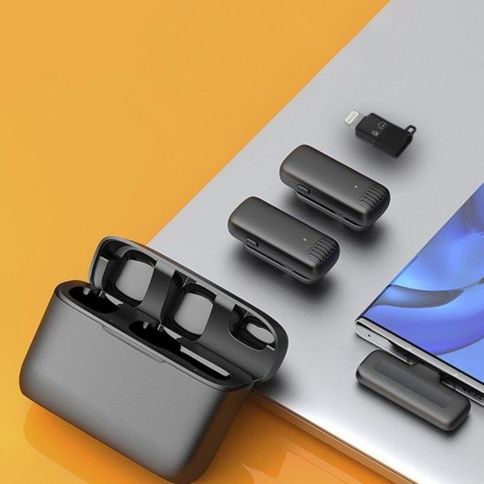 Microphone Dam Electronics J13 Clip sans fil USB-C/Lightning double