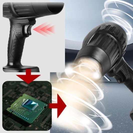 Souffleur d’air Dam Electronics sans fil 1050 W 21 V 1200 g