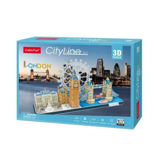 Puzzle 3D Londres CubicFun MC253h 4 en 1