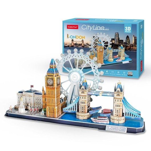 Puzzle 3D Londres CubicFun MC253h 4 en 1