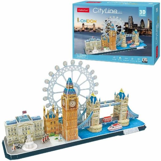 Puzzle 3D Londres CubicFun MC253h 4 en 1