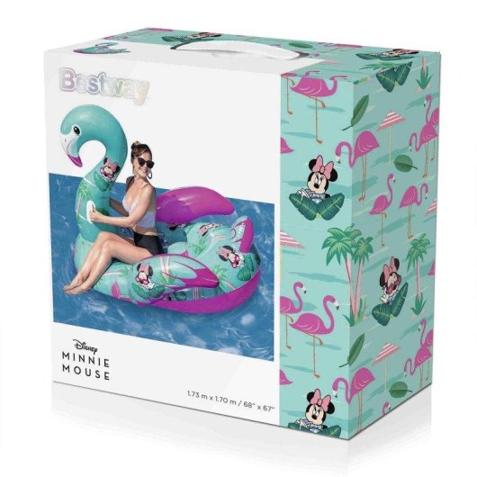 Flotteur gonflable Minnie Flamenco Disney Fashion 173x170 cm